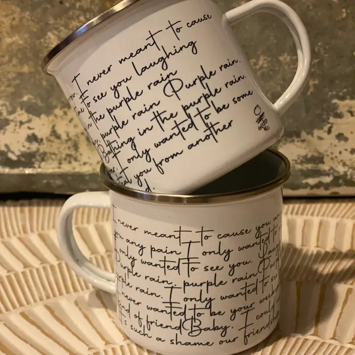 Lyrics Metal Mug